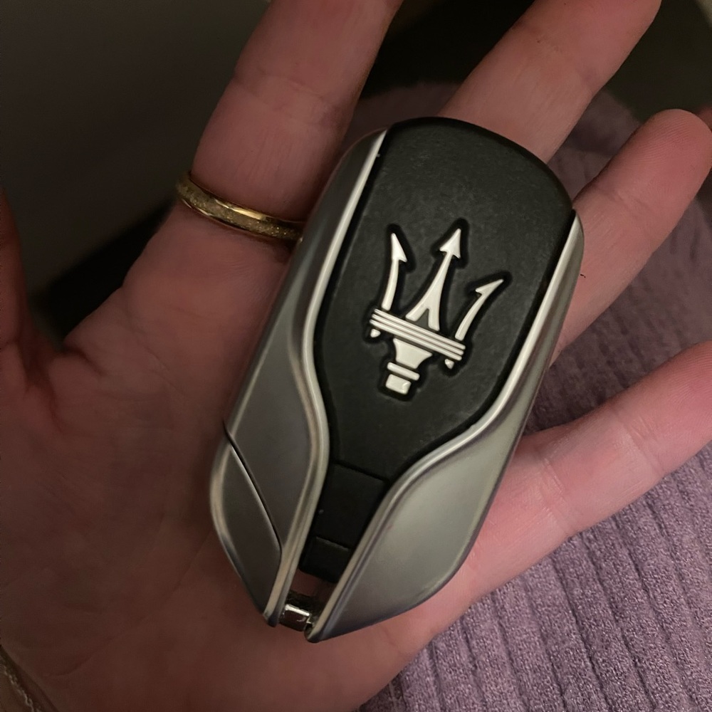 Authentic Original Maserati Smart Key FOB with valet key. 2019 edition. EUC